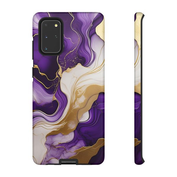 Purple and Gold 2 iPhone | Samsung | Samsung Galaxy | Google Pixel - Cell Phone Tough Cases - Image 29