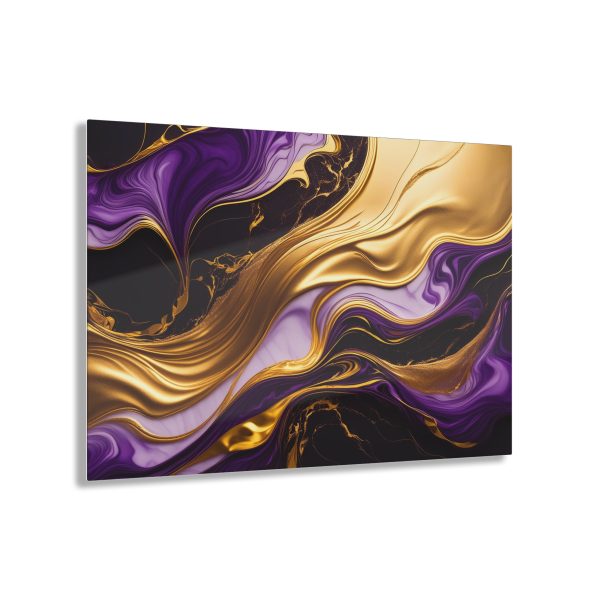 Purple and Gold PGWP2 Acrylic Prints