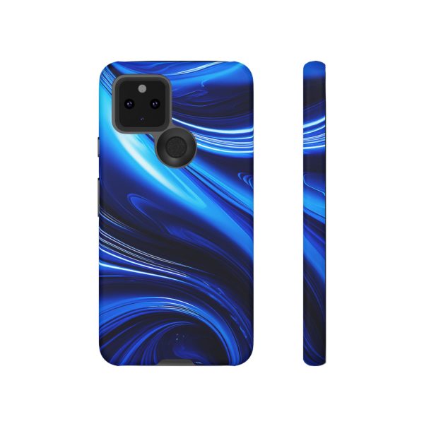 Royal Blue Wave iPhone | Samsung | Samsung Galaxy | Google Pixel - Cell Phone Tough Cases - Image 63