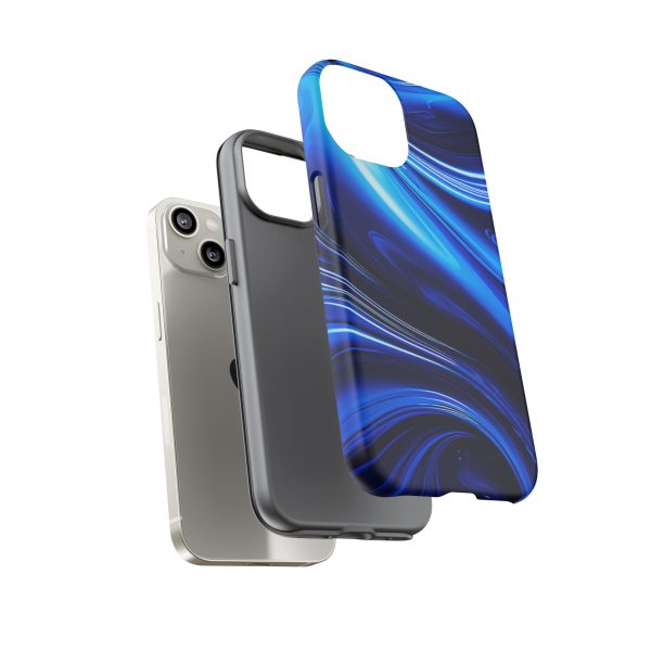 Royal Blue Wave iPhone | Samsung | Samsung Galaxy | Google Pixel - Cell Phone Tough Cases - Image 95