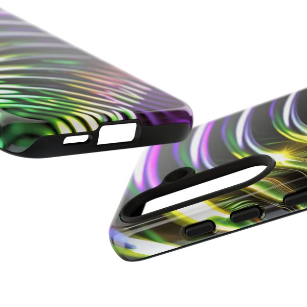 Green and Purple 2 iPhone | Samsung | Samsung Galaxy | Google Pixel - Cell Phone Tough Cases - Image 187