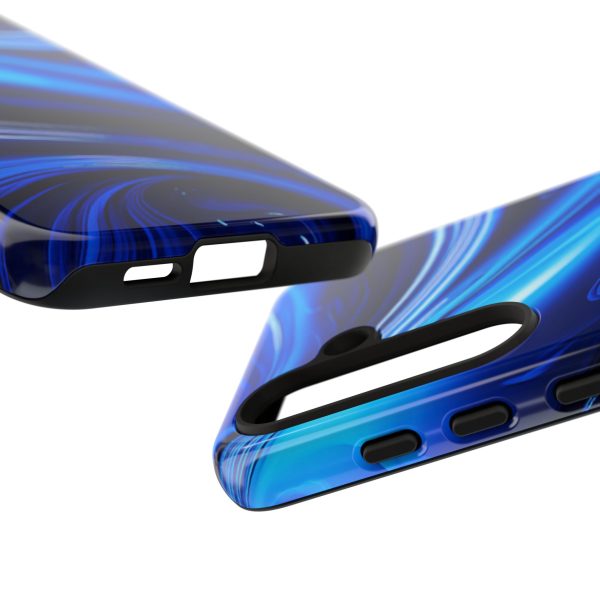 Royal Blue Wave iPhone | Samsung | Samsung Galaxy | Google Pixel - Cell Phone Tough Cases - Image 187