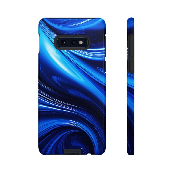 Royal Blue Wave iPhone | Samsung | Samsung Galaxy | Google Pixel - Cell Phone Tough Cases - Image 13