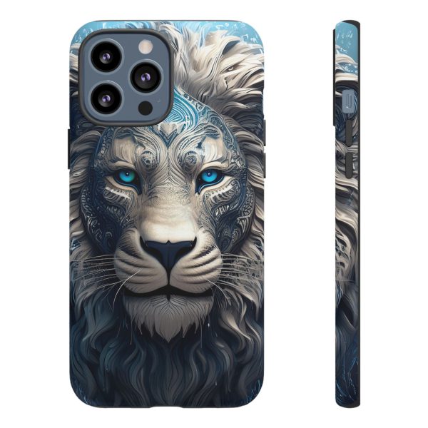 Blue Lion Art iPhone | Google Pixel - Cell Phone Tough Cases - Image 36