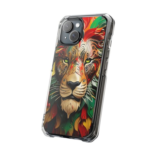 Lion 8 iPhone Magnetic Clear Impact Cases - Image 2