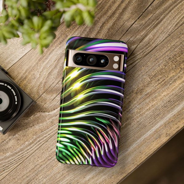 Green and Purple 2 iPhone | Samsung | Samsung Galaxy | Google Pixel - Cell Phone Tough Cases - Image 219