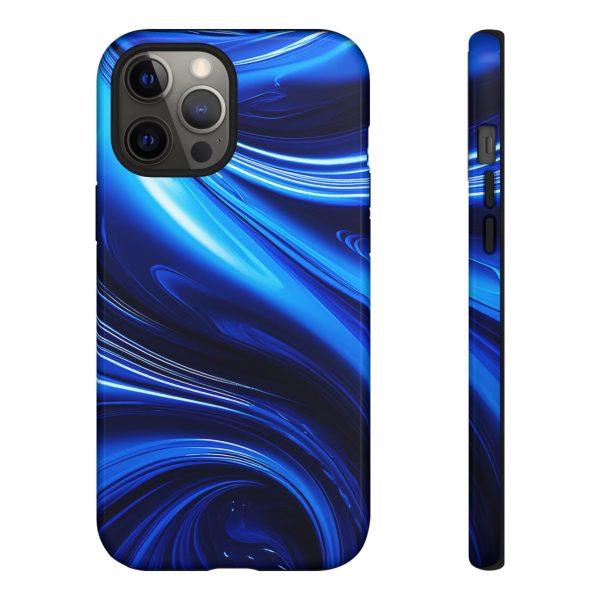 Royal Blue Wave iPhone | Samsung | Samsung Galaxy | Google Pixel - Cell Phone Tough Cases - Image 35