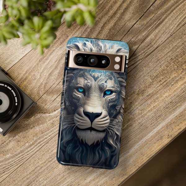 Blue Lion Art iPhone | Google Pixel - Cell Phone Tough Cases - Image 117