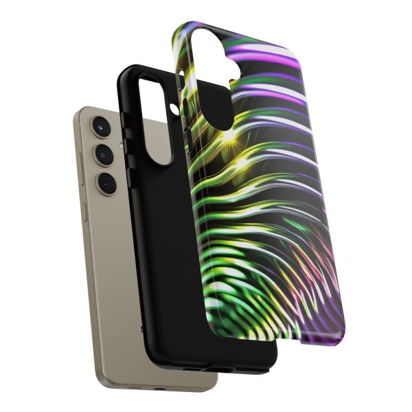 Green and Purple 2 iPhone | Samsung | Samsung Galaxy | Google Pixel - Cell Phone Tough Cases - Image 198