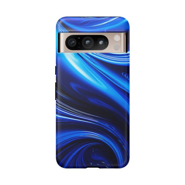 Royal Blue Wave iPhone | Samsung | Samsung Galaxy | Google Pixel - Cell Phone Tough Cases - Image 220