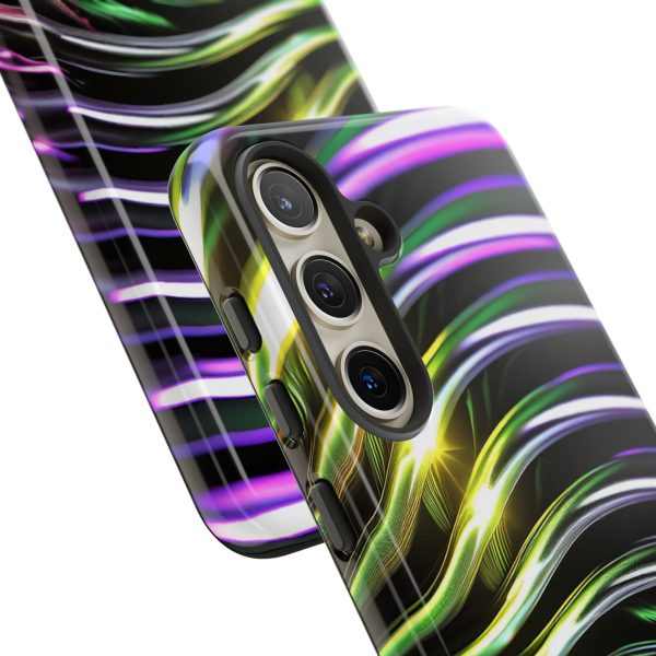 Green and Purple 2 iPhone | Samsung | Samsung Galaxy | Google Pixel - Cell Phone Tough Cases - Image 186