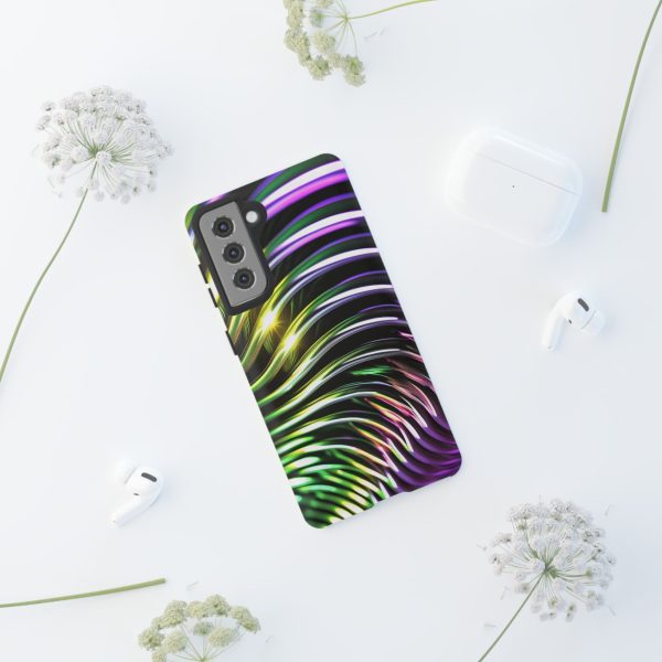 Green and Purple 2 iPhone | Samsung | Samsung Galaxy | Google Pixel - Cell Phone Tough Cases - Image 52