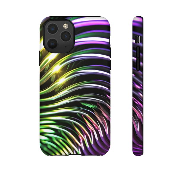 Green and Purple 2 iPhone | Samsung | Samsung Galaxy | Google Pixel - Cell Phone Tough Cases - Image 22