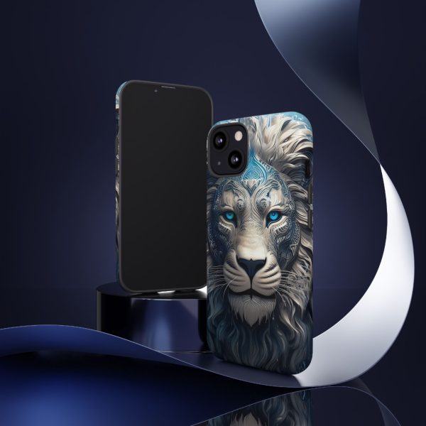 Blue Lion Art iPhone | Google Pixel - Cell Phone Tough Cases - Image 27