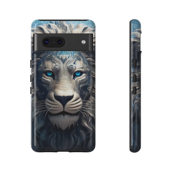 Blue Lion Art iPhone | Google Pixel - Cell Phone Tough Cases - Image 78