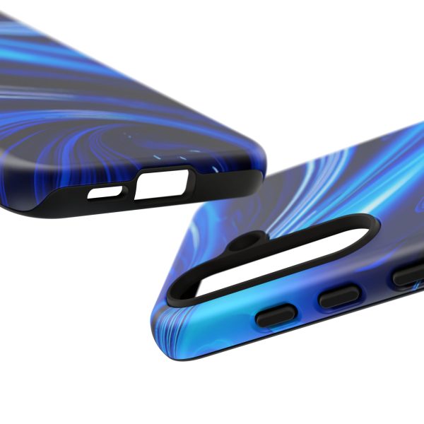 Royal Blue Wave iPhone | Samsung | Samsung Galaxy | Google Pixel - Cell Phone Tough Cases - Image 192