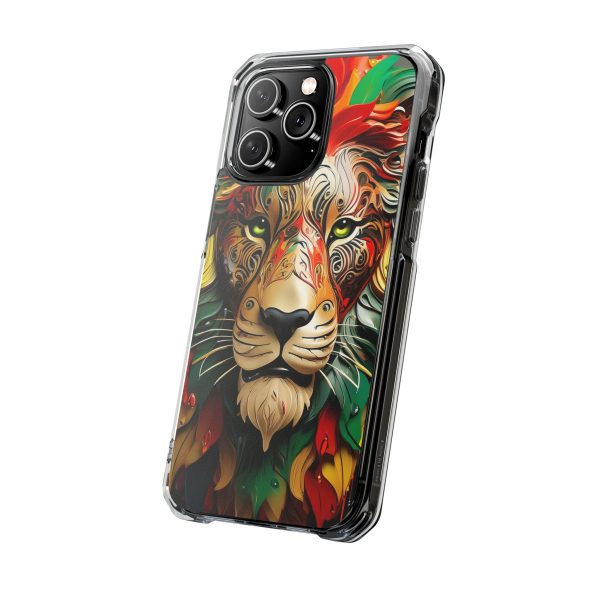 Lion 8 iPhone Magnetic Clear Impact Cases - Image 44