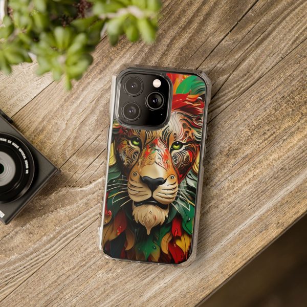 Lion 8 iPhone Magnetic Clear Impact Cases - Image 36