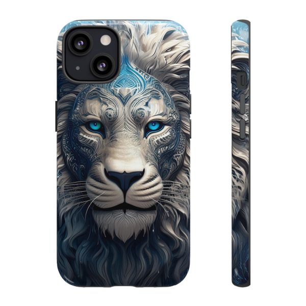 Blue Lion Art iPhone | Google Pixel - Cell Phone Tough Cases - Image 26