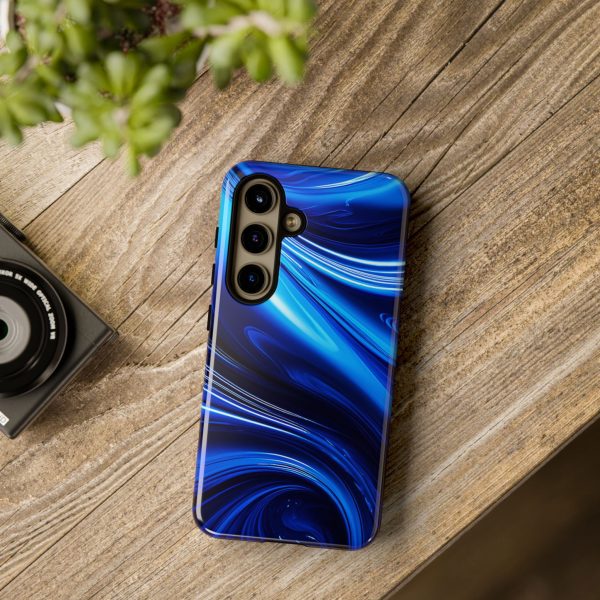 Royal Blue Wave iPhone | Samsung | Samsung Galaxy | Google Pixel - Cell Phone Tough Cases - Image 189