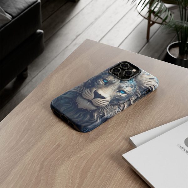 Blue Lion Art iPhone | Google Pixel - Cell Phone Tough Cases - Image 73