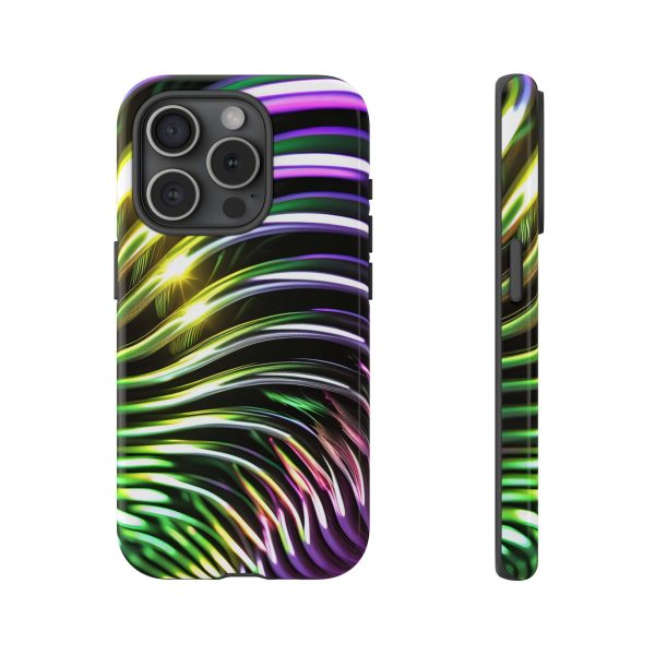 Green and Purple 2 iPhone | Samsung | Samsung Galaxy | Google Pixel - Cell Phone Tough Cases - Image 173