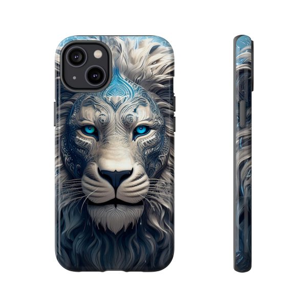 Blue Lion Art iPhone | Google Pixel - Cell Phone Tough Cases - Image 62