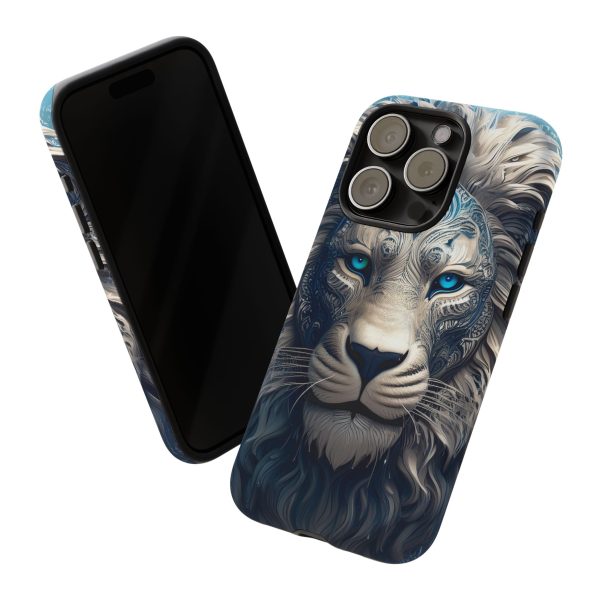 Blue Lion Art iPhone | Google Pixel - Cell Phone Tough Cases - Image 110