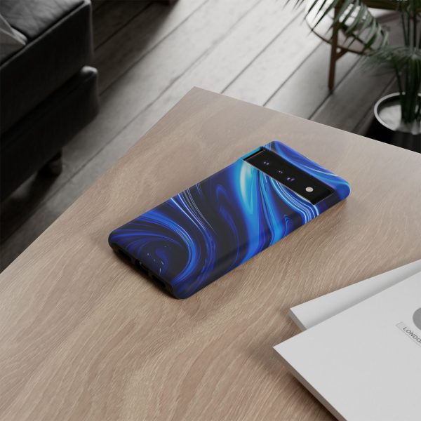 Royal Blue Wave iPhone | Samsung | Samsung Galaxy | Google Pixel - Cell Phone Tough Cases - Image 160