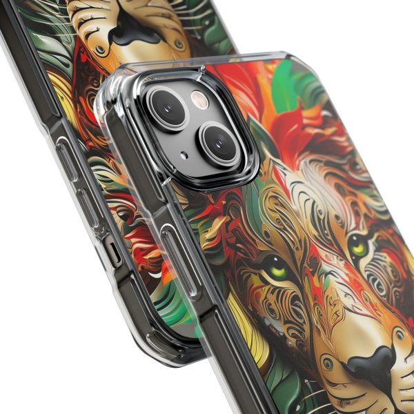 Lion 8 iPhone Magnetic Clear Impact Cases - Image 39