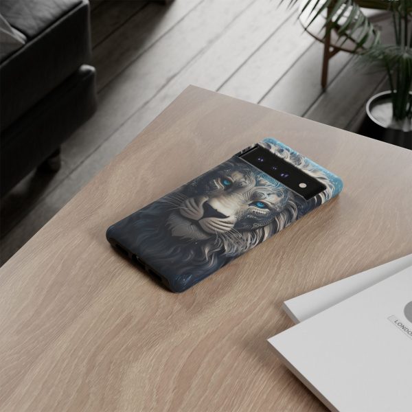 Blue Lion Art iPhone | Google Pixel - Cell Phone Tough Cases - Image 89