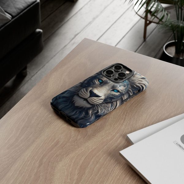 Blue Lion Art iPhone | Google Pixel - Cell Phone Tough Cases - Image 53