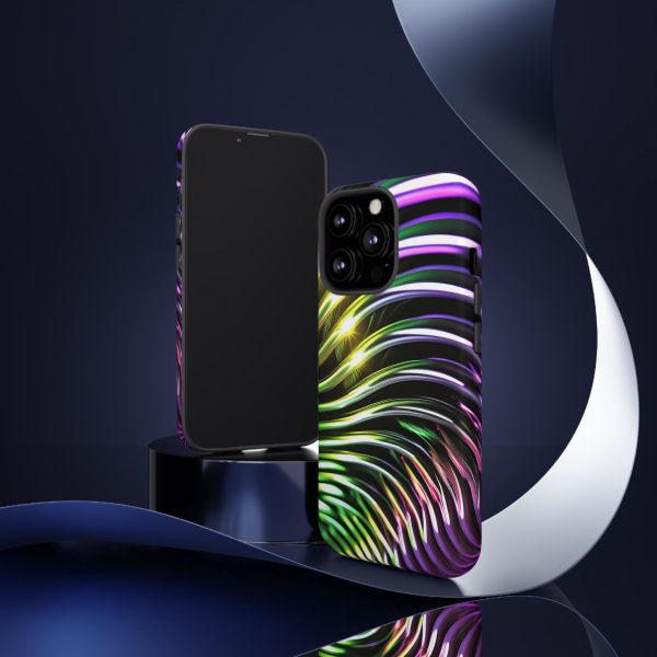 Green and Purple 2 iPhone | Samsung | Samsung Galaxy | Google Pixel - Cell Phone Tough Cases - Image 44