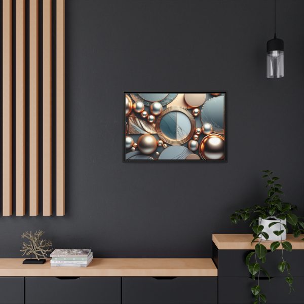 Neutral Colors Abstract 2 Matte Canvas, Black Frame - Image 24