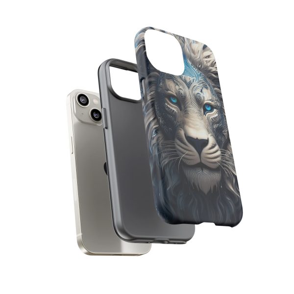 Blue Lion Art iPhone | Google Pixel - Cell Phone Tough Cases - Image 52