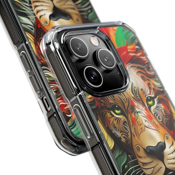 Lion 8 iPhone Magnetic Clear Impact Cases - Image 33