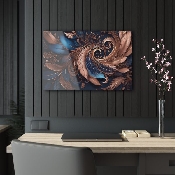 Blue Gold Acrylic Prints - Image 7