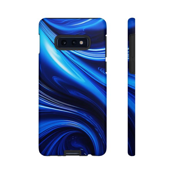 Royal Blue Wave iPhone | Samsung | Samsung Galaxy | Google Pixel - Cell Phone Tough Cases - Image 14