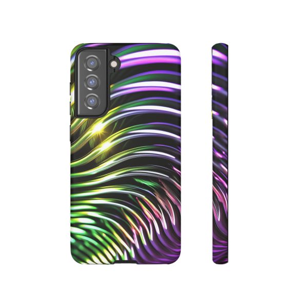 Green and Purple 2 iPhone | Samsung | Samsung Galaxy | Google Pixel - Cell Phone Tough Cases - Image 75