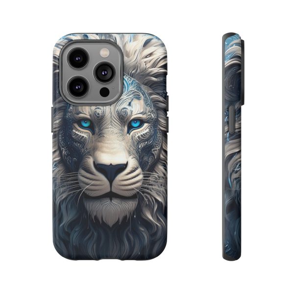 Blue Lion Art iPhone | Google Pixel - Cell Phone Tough Cases - Image 58