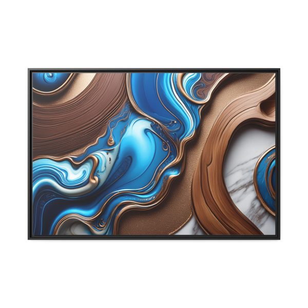 Abstract Wood 3 Matte Canvas, Black Frame - Image 37