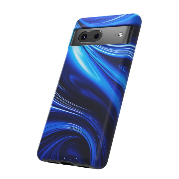 Royal Blue Wave iPhone | Samsung | Samsung Galaxy | Google Pixel - Cell Phone Tough Cases - Image 150