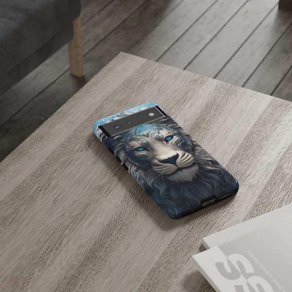 Blue Lion Art iPhone | Google Pixel - Cell Phone Tough Cases - Image 41