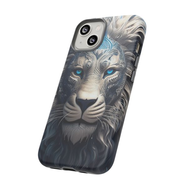 Blue Lion Art iPhone | Google Pixel - Cell Phone Tough Cases - Image 51