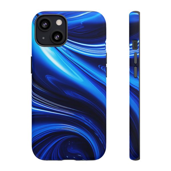 Royal Blue Wave iPhone | Samsung | Samsung Galaxy | Google Pixel - Cell Phone Tough Cases - Image 39