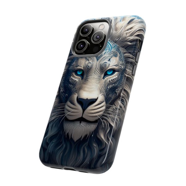 Blue Lion Art iPhone | Google Pixel - Cell Phone Tough Cases - Image 71