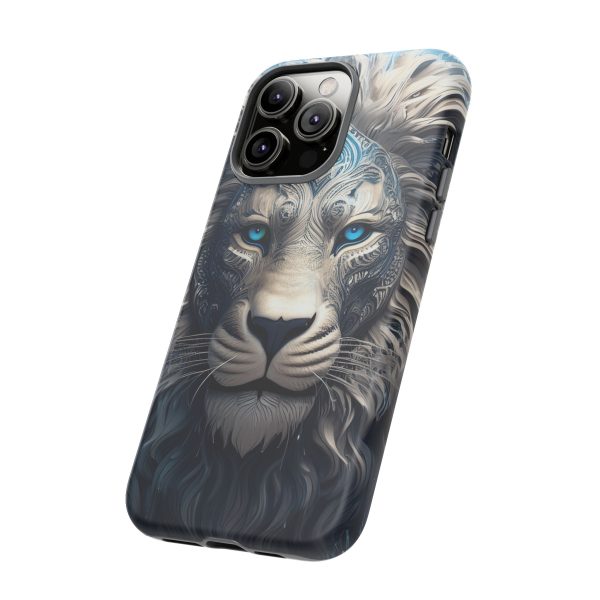 Blue Lion Art iPhone | Google Pixel - Cell Phone Tough Cases - Image 75