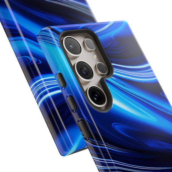 Royal Blue Wave iPhone | Samsung | Samsung Galaxy | Google Pixel - Cell Phone Tough Cases - Image 206