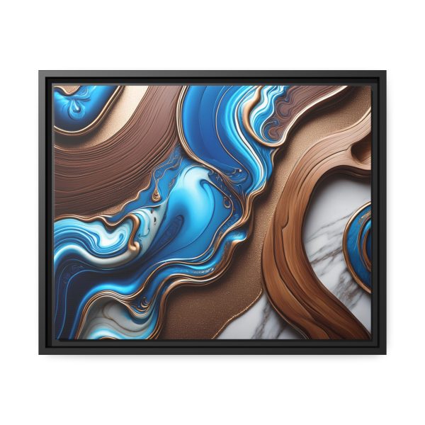 Abstract Wood 3 Matte Canvas, Black Frame - Image 13