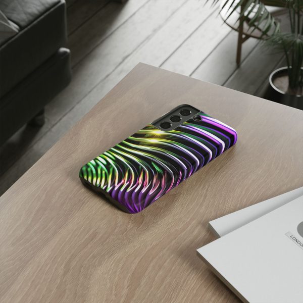 Green and Purple 2 iPhone | Samsung | Samsung Galaxy | Google Pixel - Cell Phone Tough Cases - Image 80